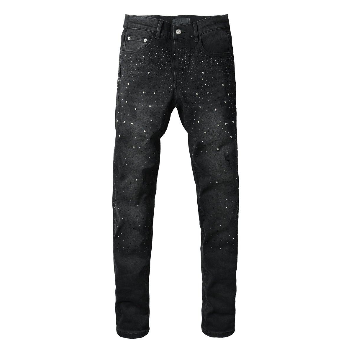 Purple Brand Crystal Diamond Jeans #9130